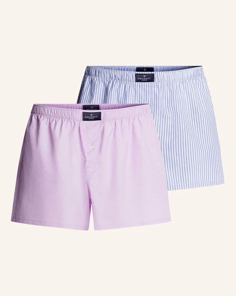Hackett Boxershort Stripes Boxer 2p lila Lila