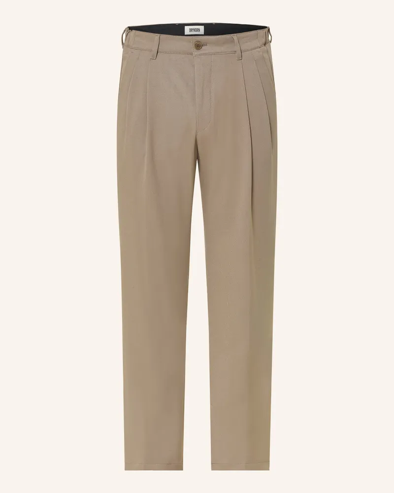 Drykorn Chino Leek Regular Fit braun Hellbraun