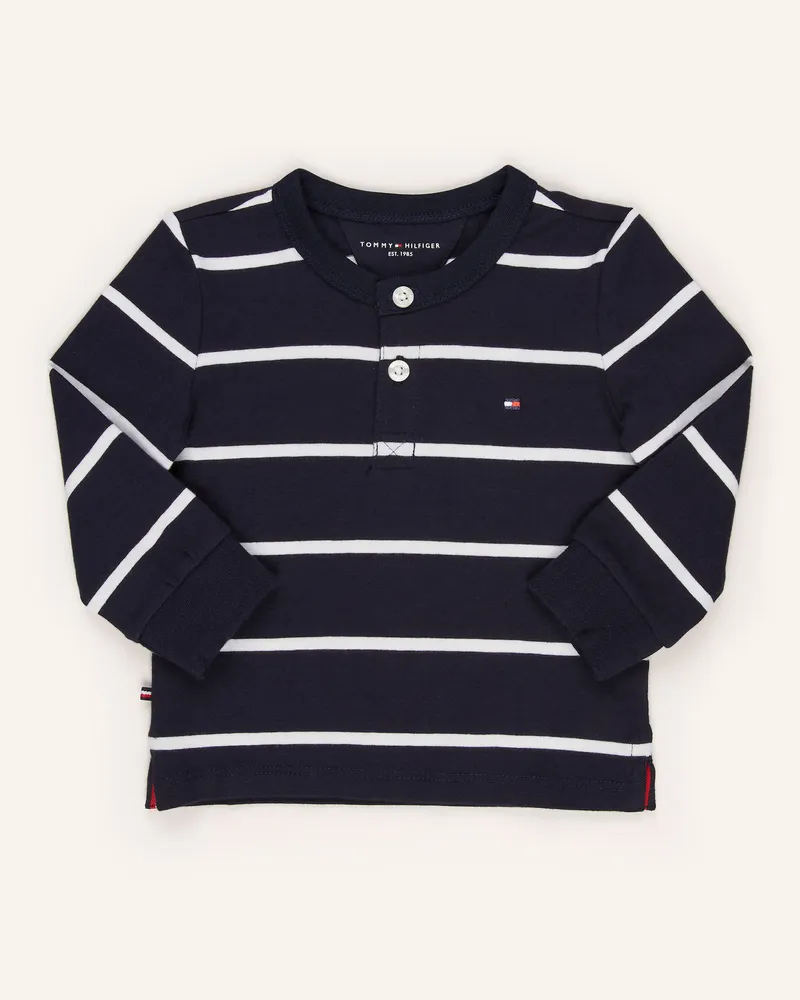 Tommy Hilfiger Henley-Shirt Dunkelblau