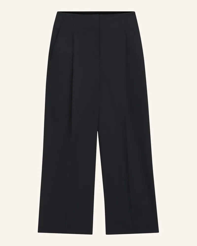 HUGO BOSS Business Hose Tulotta Relaxed Fit blau Dunkelblau