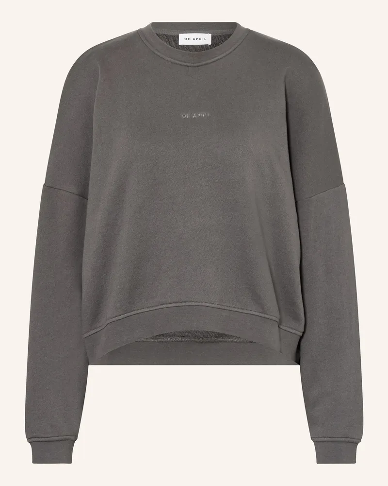 OH APRIL Sweatshirt Love Season grau Dunkelgrau
