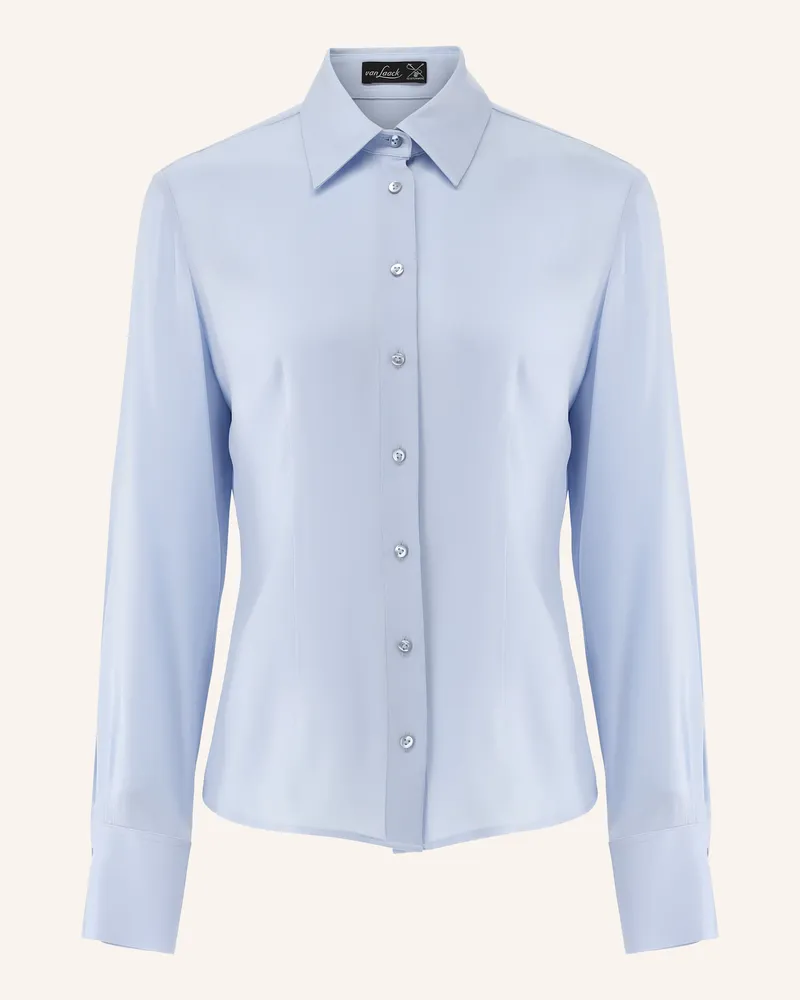van Laack Bluse Modern Fit blau Blau