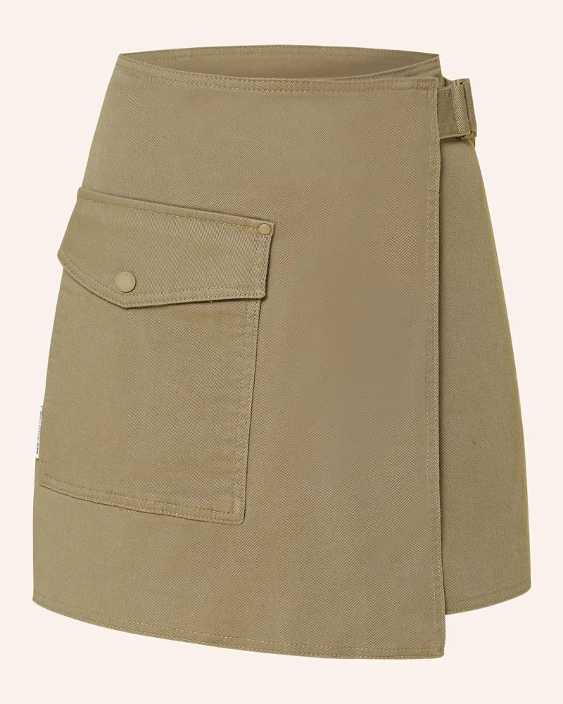 Marc O'Polo Jeansrock in Wickeloptik Khaki