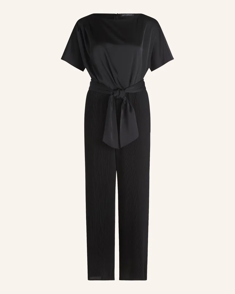 Betty Barclay Jumpsuit Mit Plissees schwarz Schwarz