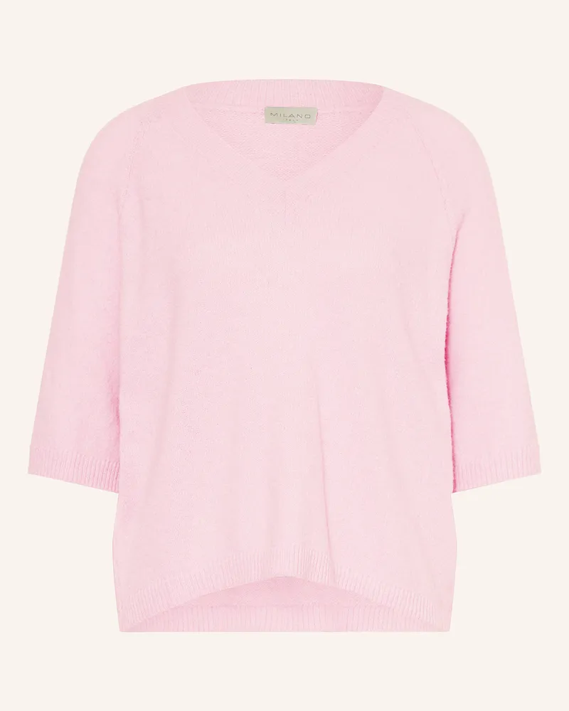 Milano Italy Pullover mit 3/4-Arm Rosa