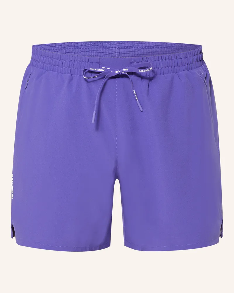 Salomon 2-in-1-Laufshorts SHKOUT CORE 5INCH Blau