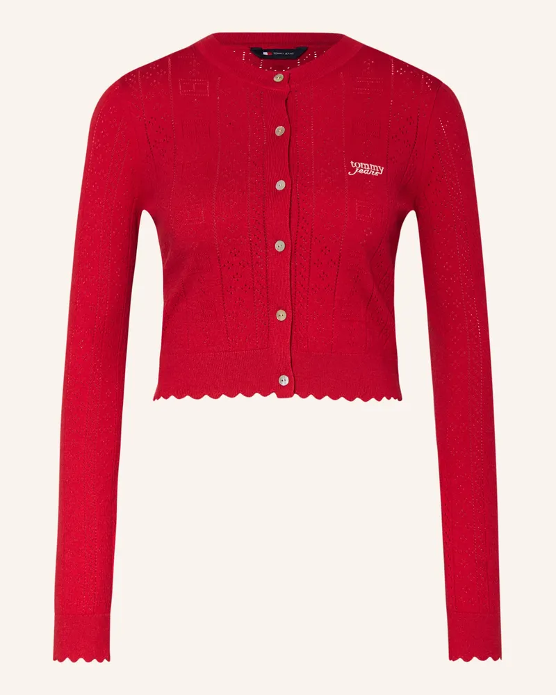 Tommy Hilfiger Strickjacke rot Rot