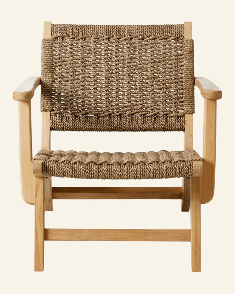 Cinas Garten Lounge Hocker Eya braun Braun