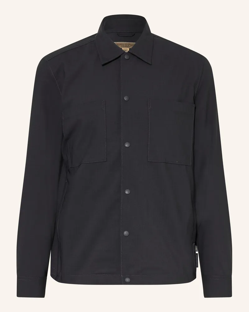 Marc O'Polo Overshirt blau Dunkelblau