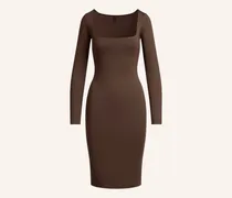 Lounge-Kleid Smooth Layer braun