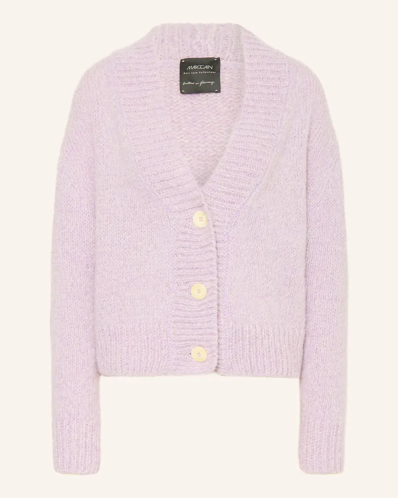 Marc Cain Strickjacke Mit Glitzergarn lila 724