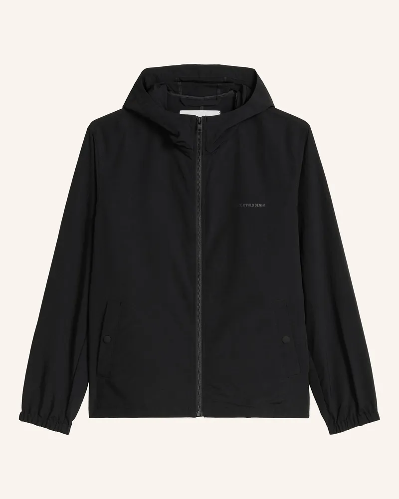 Marc O'Polo Kapuzen-Jacke schwarz Schwarz