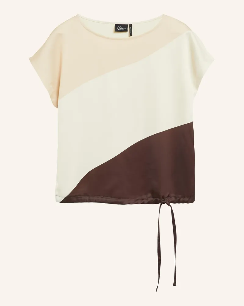 S.Oliver T-Shirt braun Braun