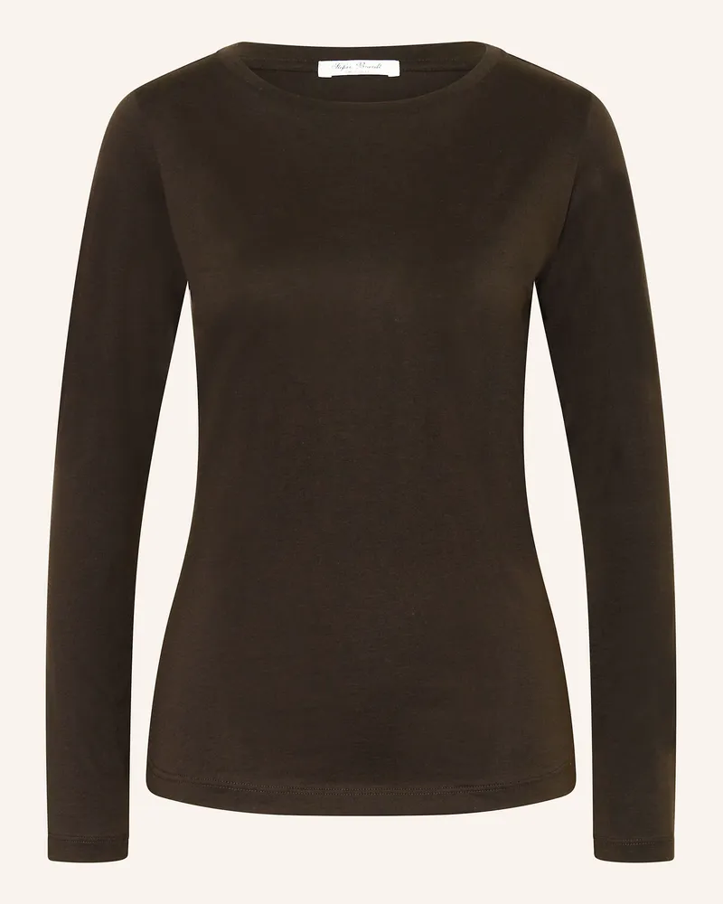 Stefan Brandt Longsleeve FANNY LA 50 Dunkelbraun