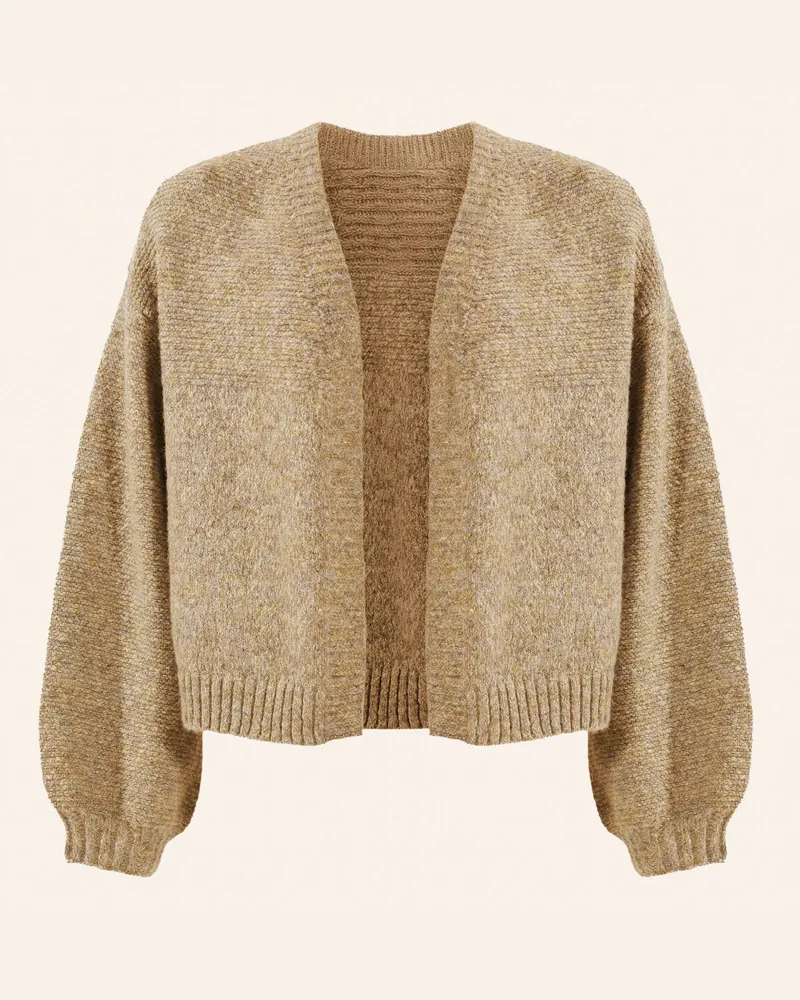ADLYSH OVERSIZED CARDIGAN MIT WOLLE Braun