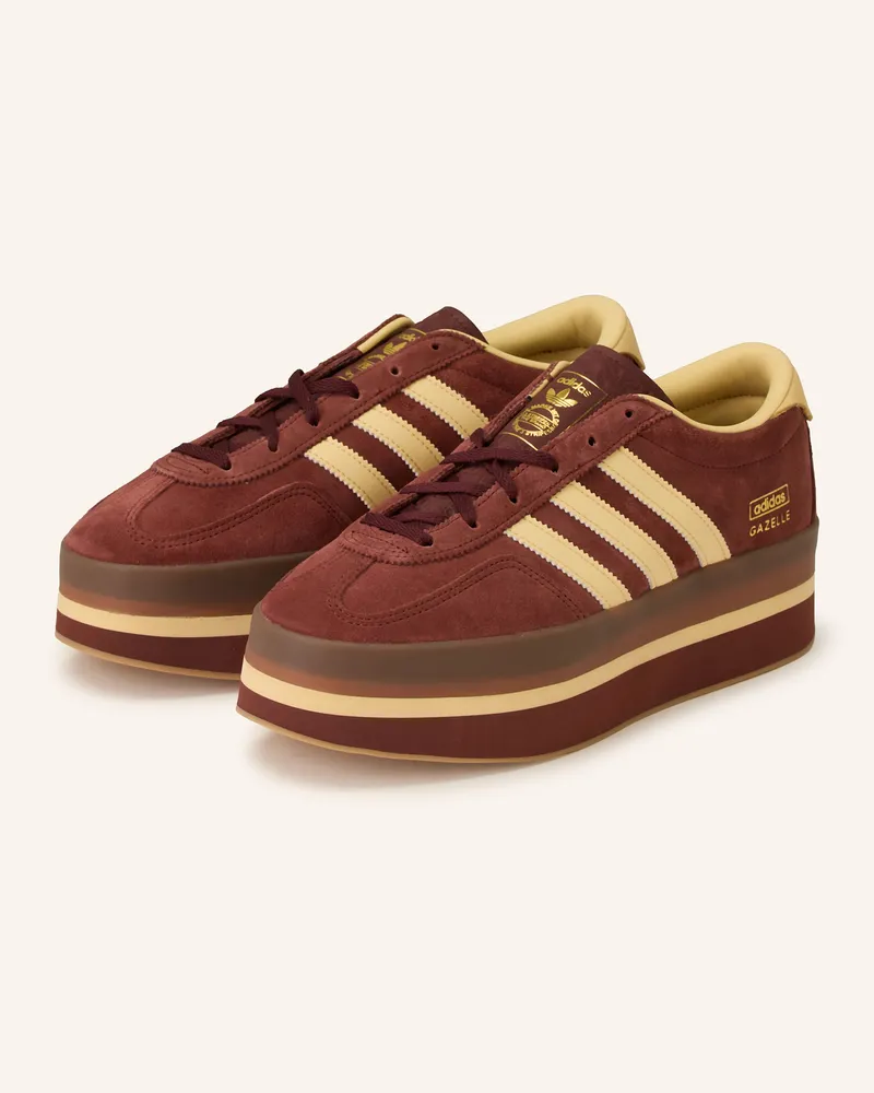 adidas Sneaker GAZELLE STACK Dunkelrot
