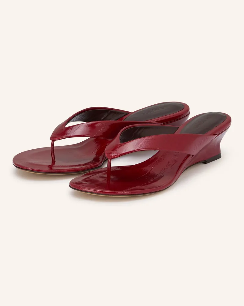 Le Monde Béryl Zehentrenner rot Dunkelrot