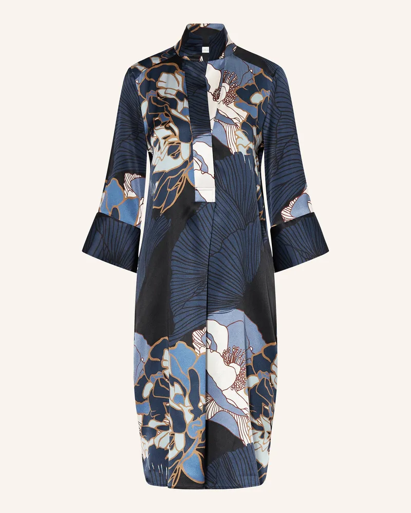 Kudibal Seidenkleid KAMILLESDEA mit 3/4-Arm Dunkelblau