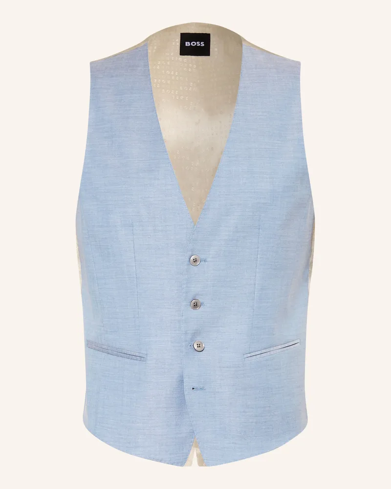 HUGO BOSS Anzugweste Huge Slim Fit blau 531
