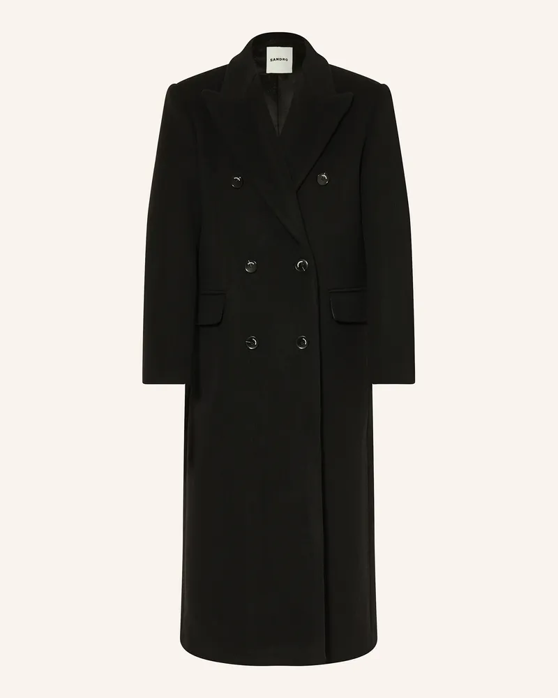 Sandro Wollmantel Schwarz