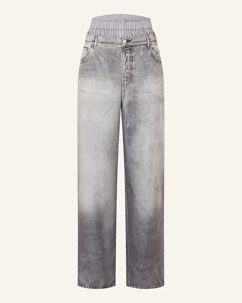 Acne Studios Straight Jeans Grau
