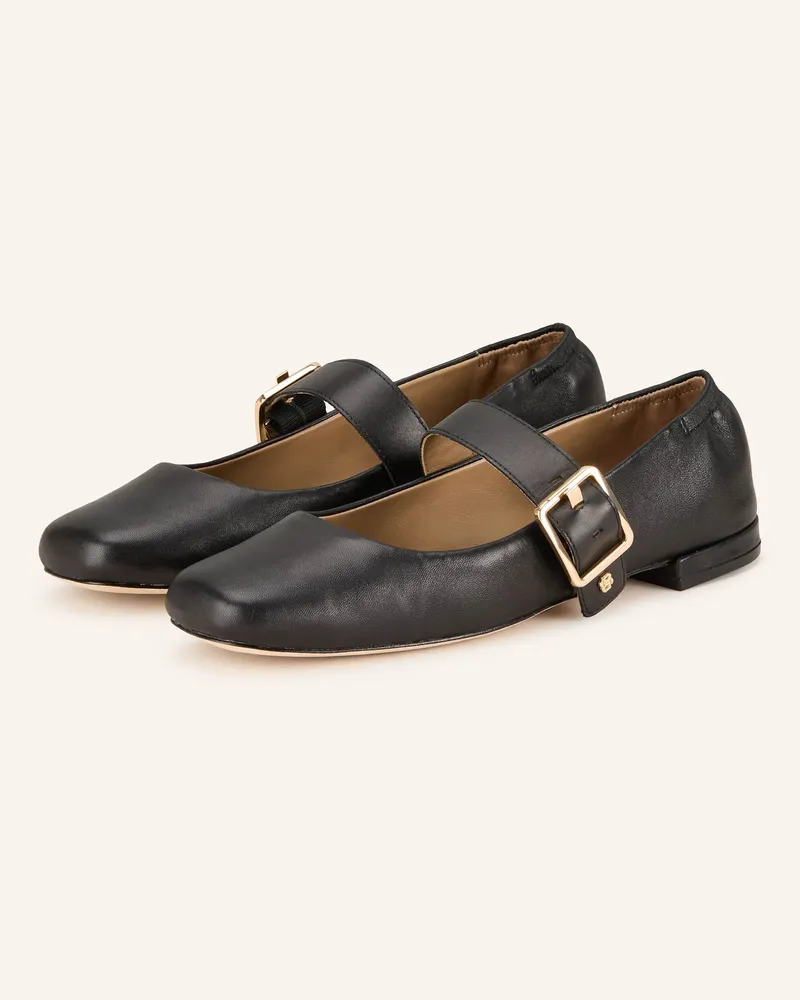 HUGO BOSS Mary-Jane-Ballerinas LUARA Schwarz
