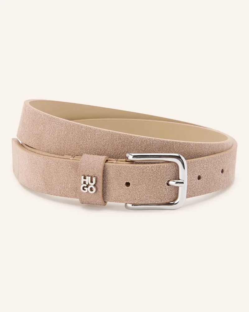 HUGO BOSS Ledergürtel Tina beige Beige