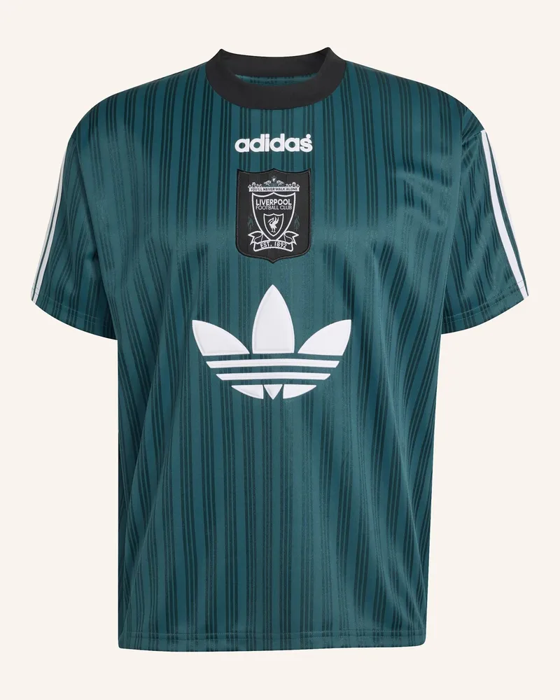 adidas Fc Liverpool Polyester Trikot 95 gruen Grün