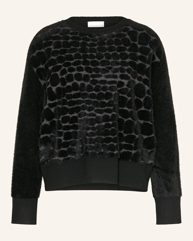 Sportalm Kunstpelz-Pullover OLIDA Schwarz