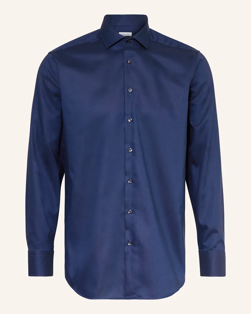 Seidensticker Hemd Regular Fit Dunkelblau