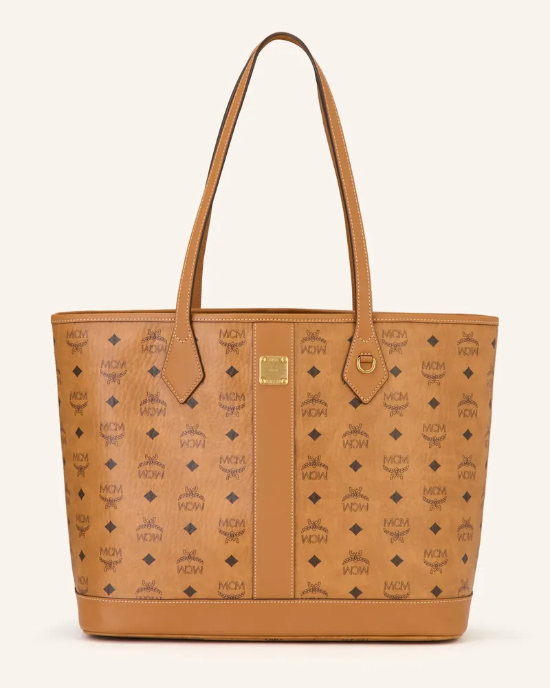 MCM Shopper LIZ mit Pouch Cognac