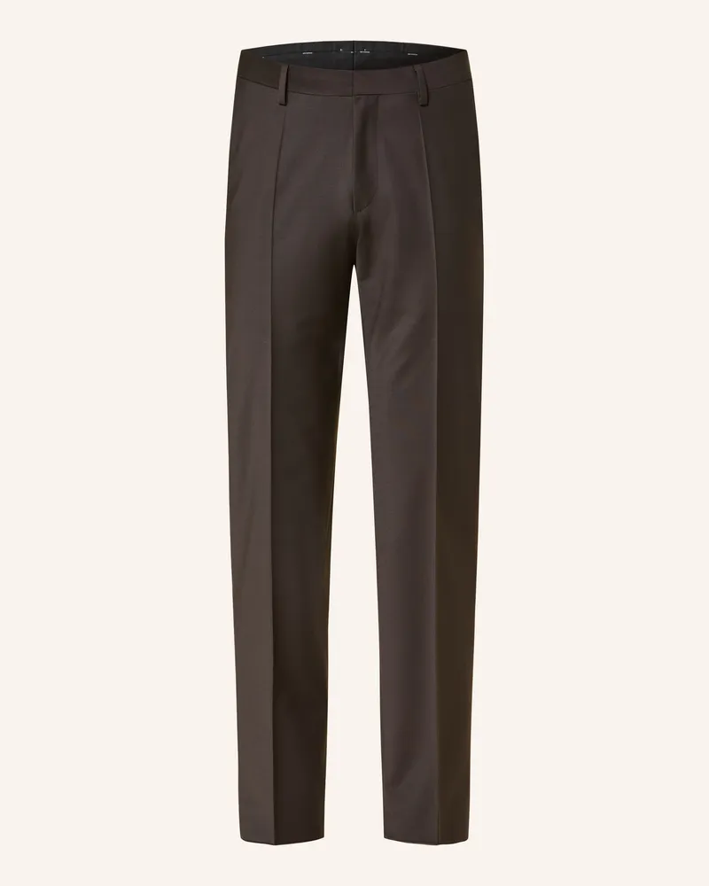 Roy Robson Anzughose Slim Fit braun A201