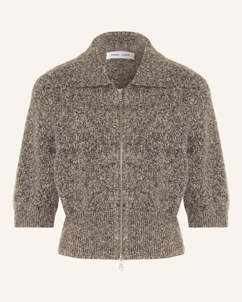 Samsøe & Samsøe Strickjacke Sakelsie grau Grau