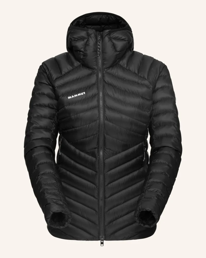 Mammut Daunenjacke Broad Peak In Mit Kapuze schwarz Schwarz