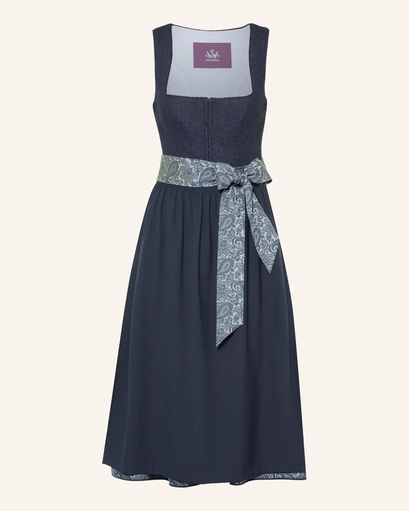 Spieth & Wensky Dirndl Karissa blau Dunkelblau