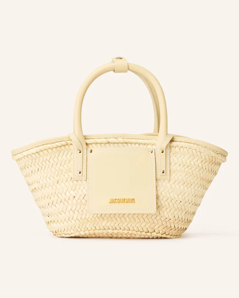 Jacquemus Shopper LE PETIT PANIER SOLI Ecru