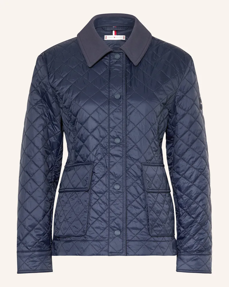 Tommy Hilfiger Steppjacke blau Dunkelblau