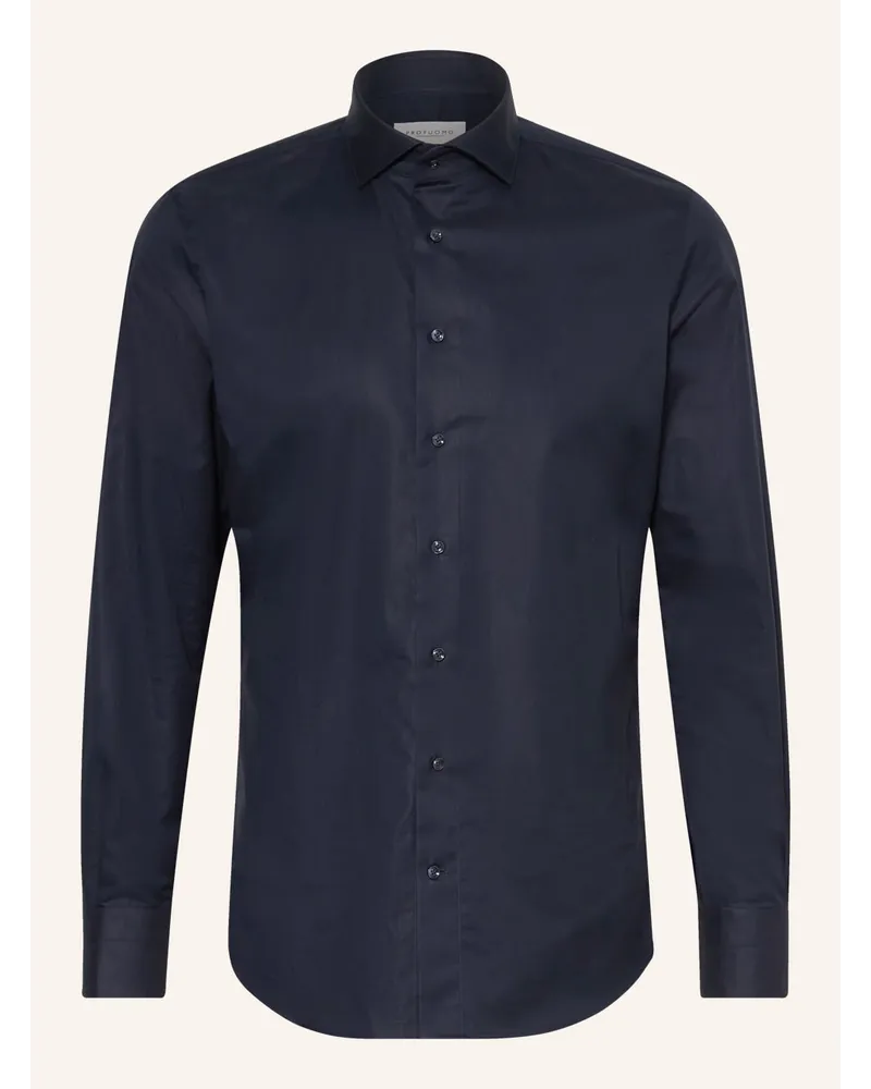 Profuomo Hemd Slim Fit Blau