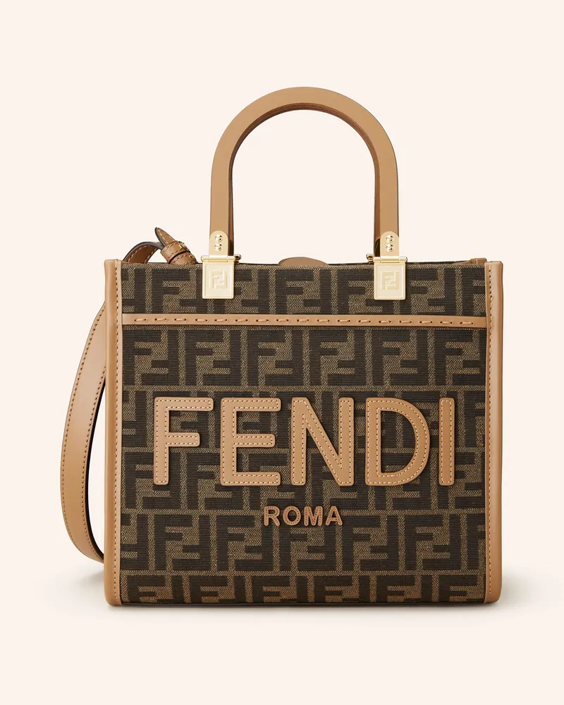Fendi Shopper Sunshine braun Dunkelbraun