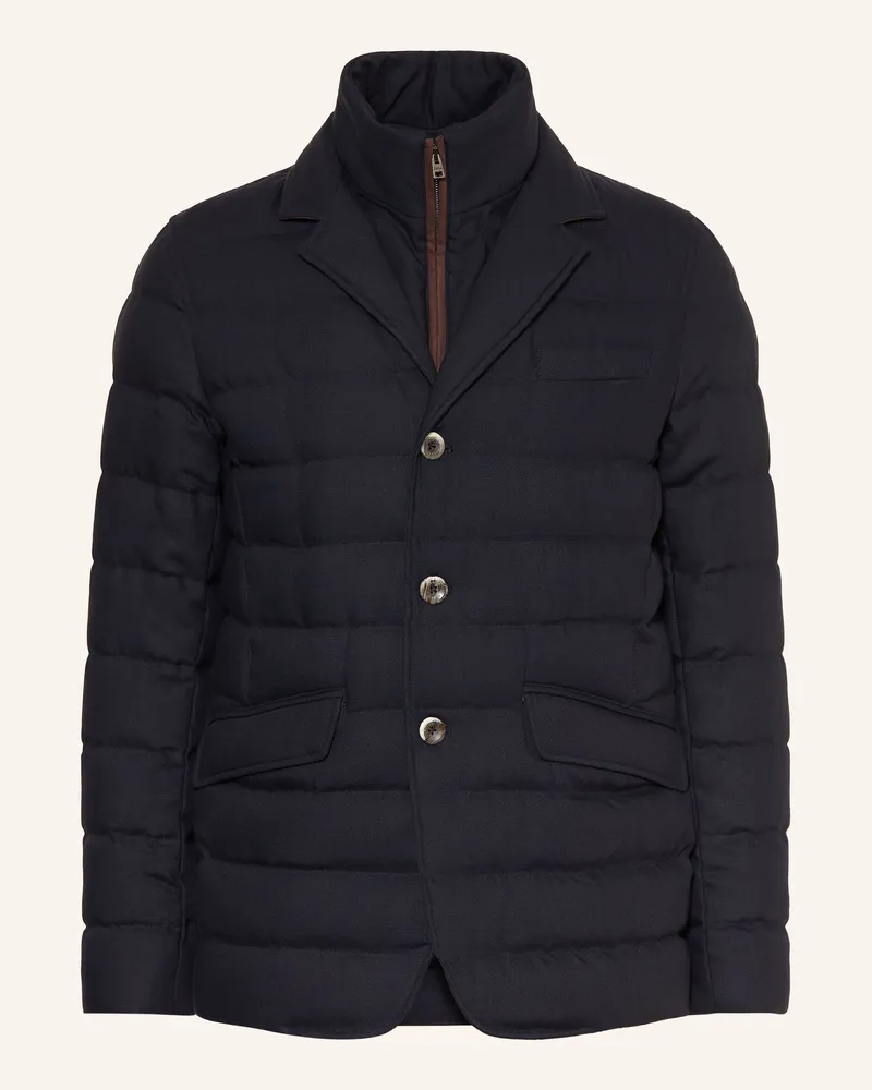 Herno Daunenjacke Mit Herausnehmbarer Blende blau Dunkelblau