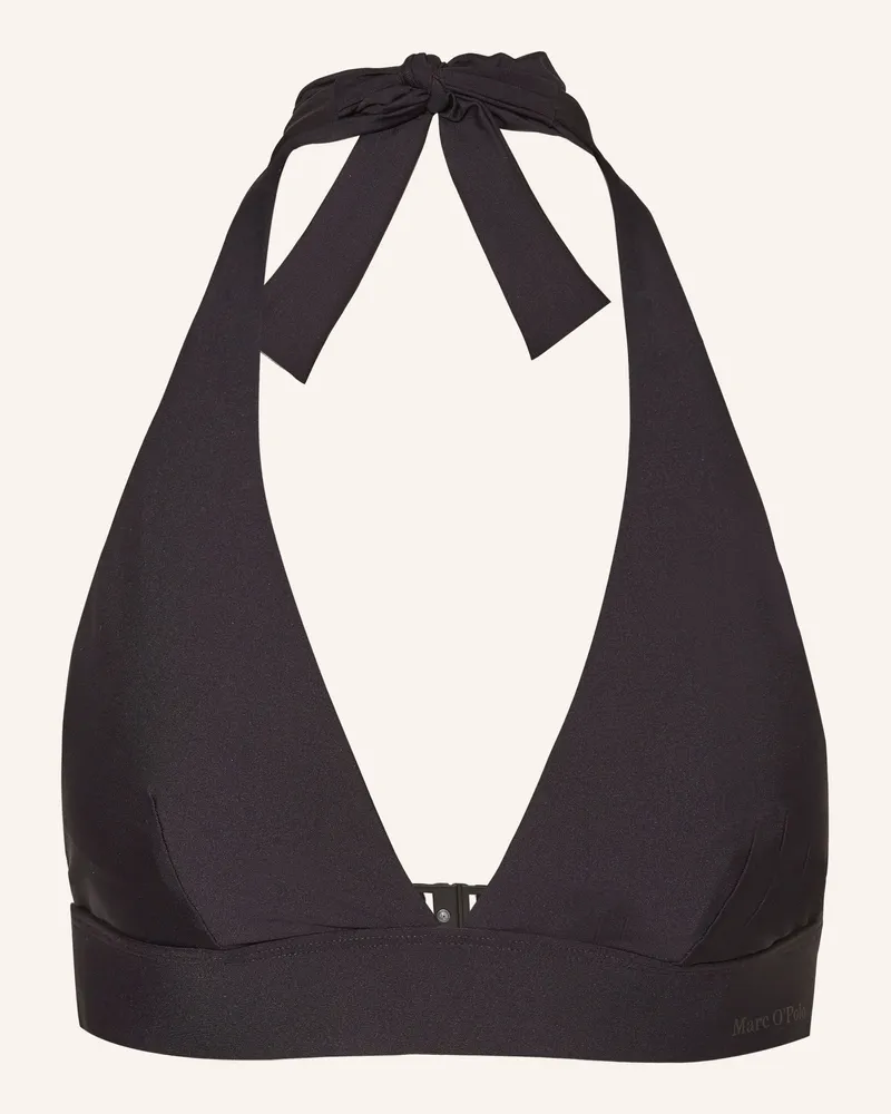 Marc O'Polo Neckholder-Bikini-Top schwarz Schwarz