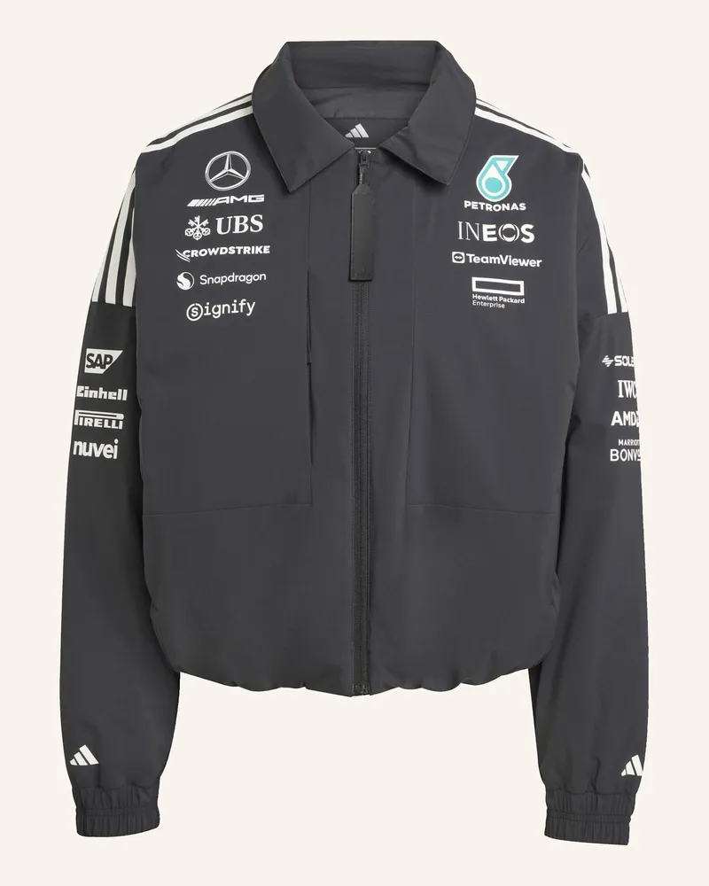 adidas MERCEDES - AMG PETRONAS FORMULA ONE TEAM JACKE Schwarz