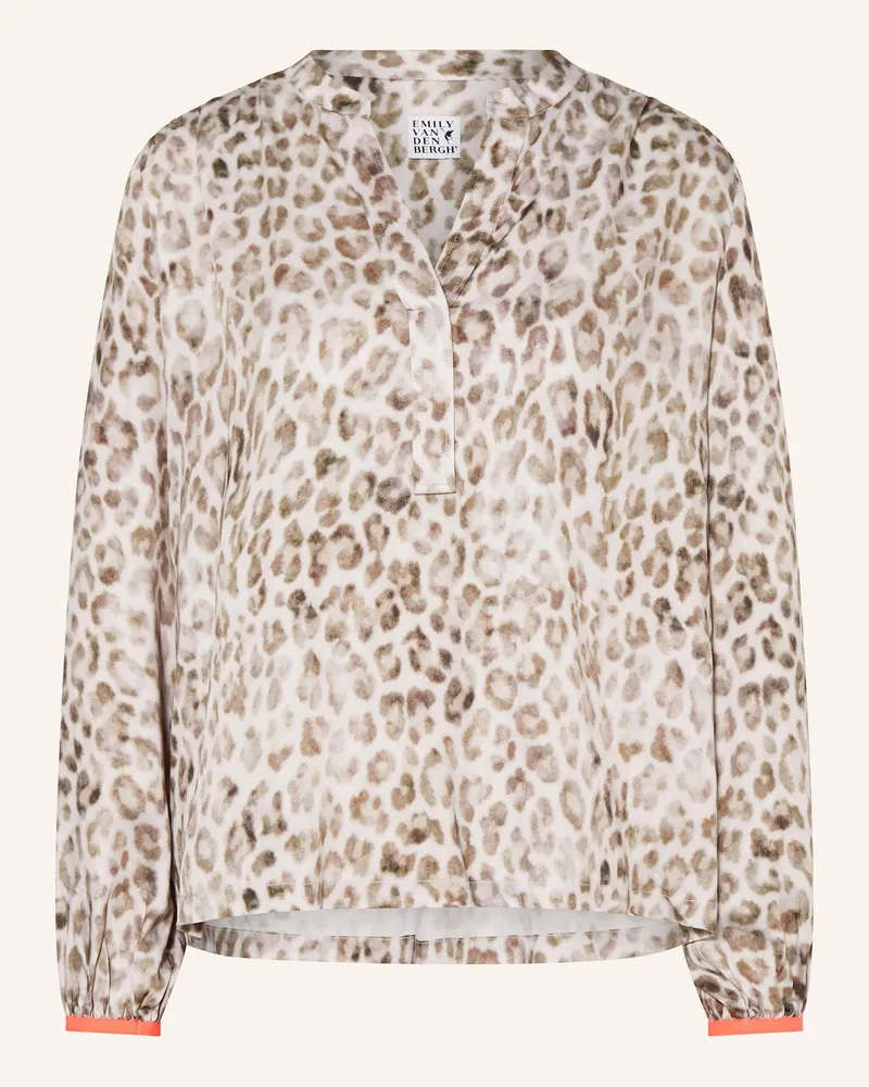 Emily van den Bergh Blusenshirt beige Taupe