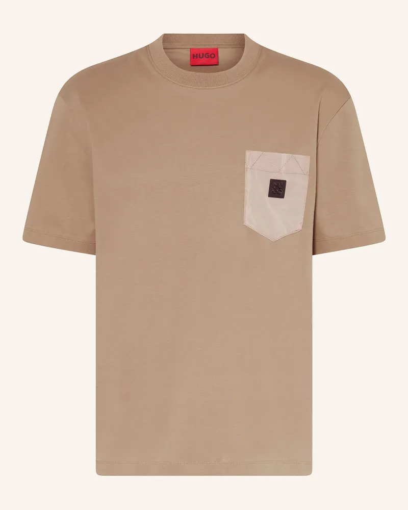 HUGO BOSS T-Shirt DOMBIRO Braun