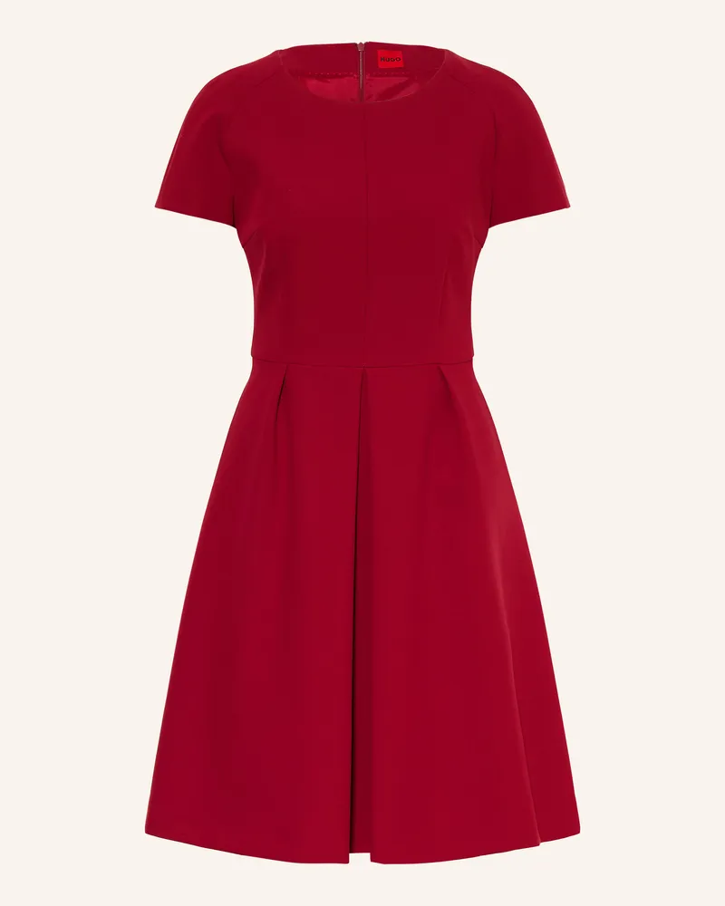 HUGO BOSS Kleid Kaneni rot Dunkelrot