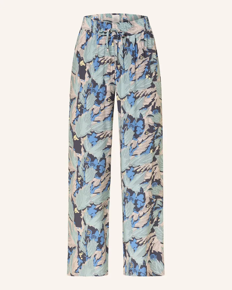 Schiesser Schlafhose MIX+RELAX Blau