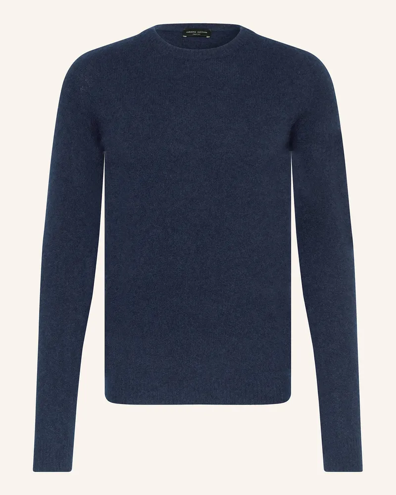 Roberto Collina Cashmere-Pullover blau Dunkelblau
