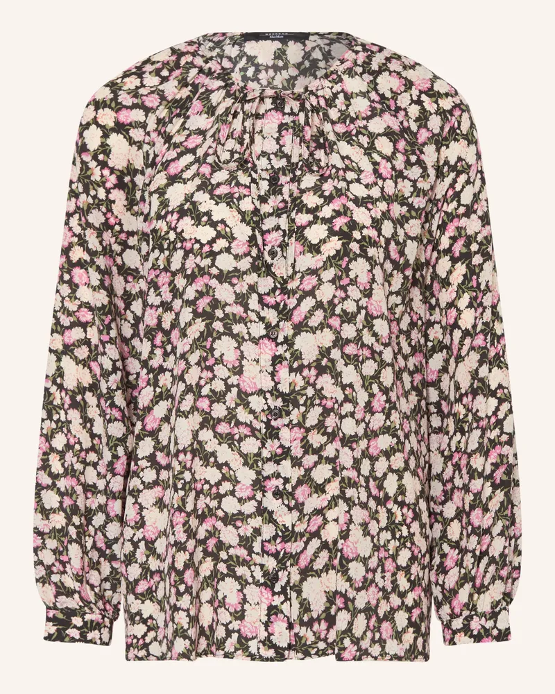Max Mara Seidenbluse Cinema rosa Schwarz