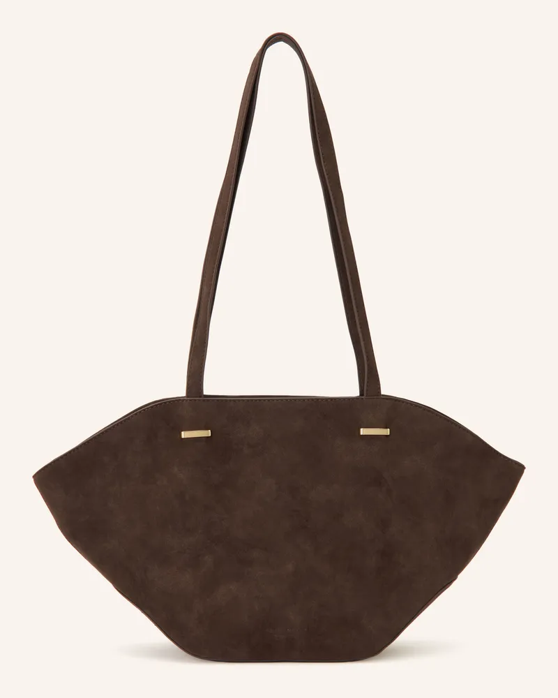 SEIDENFELT Shopper Rena braun Dunkelbraun