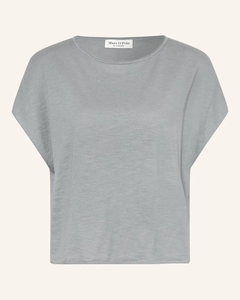 Marc O'Polo T-Shirt blau Grau
